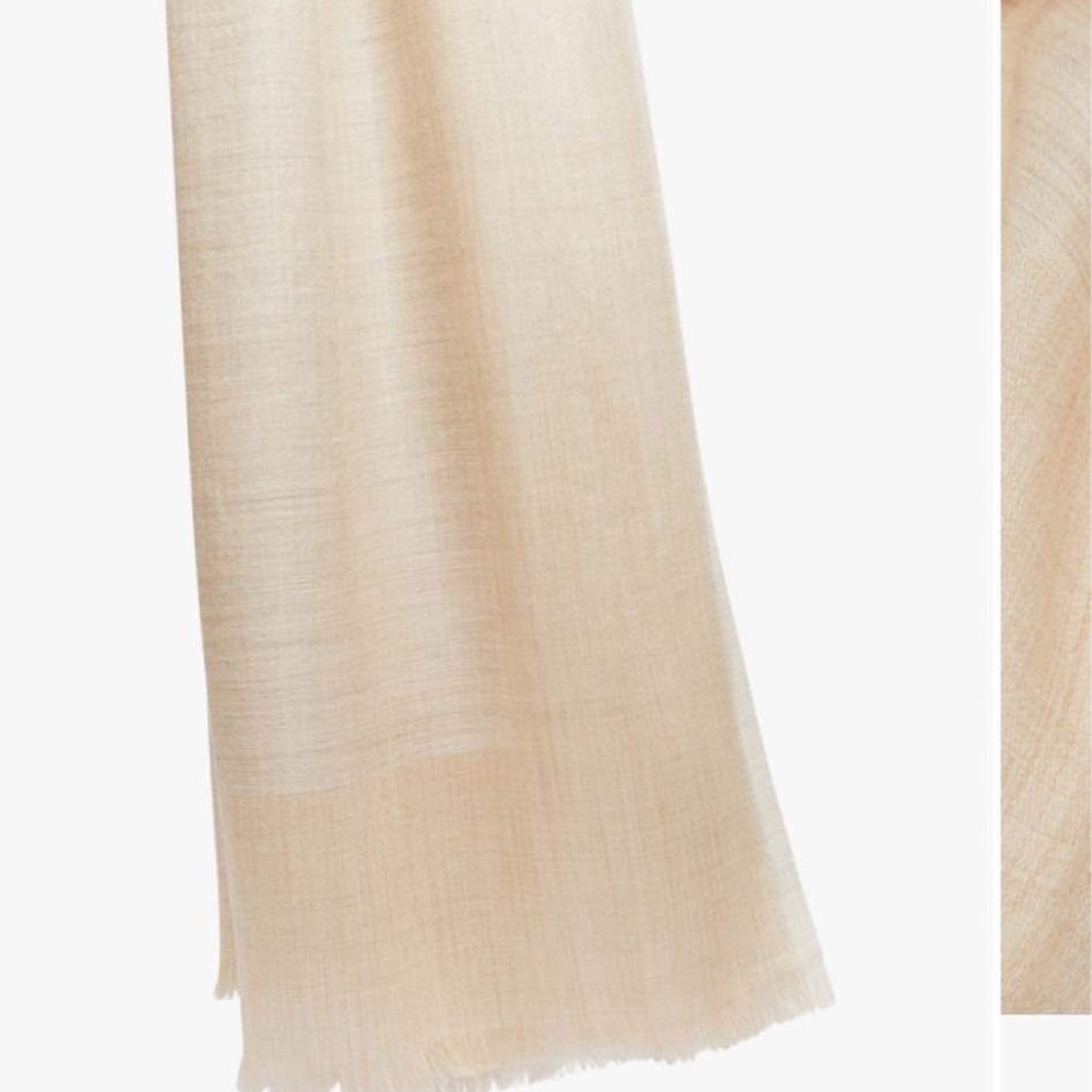 Elegant Cream Scarf